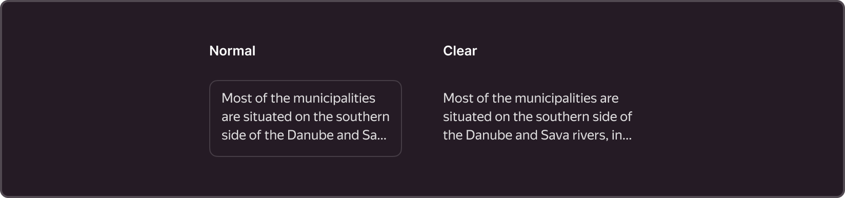 Normal, Clear